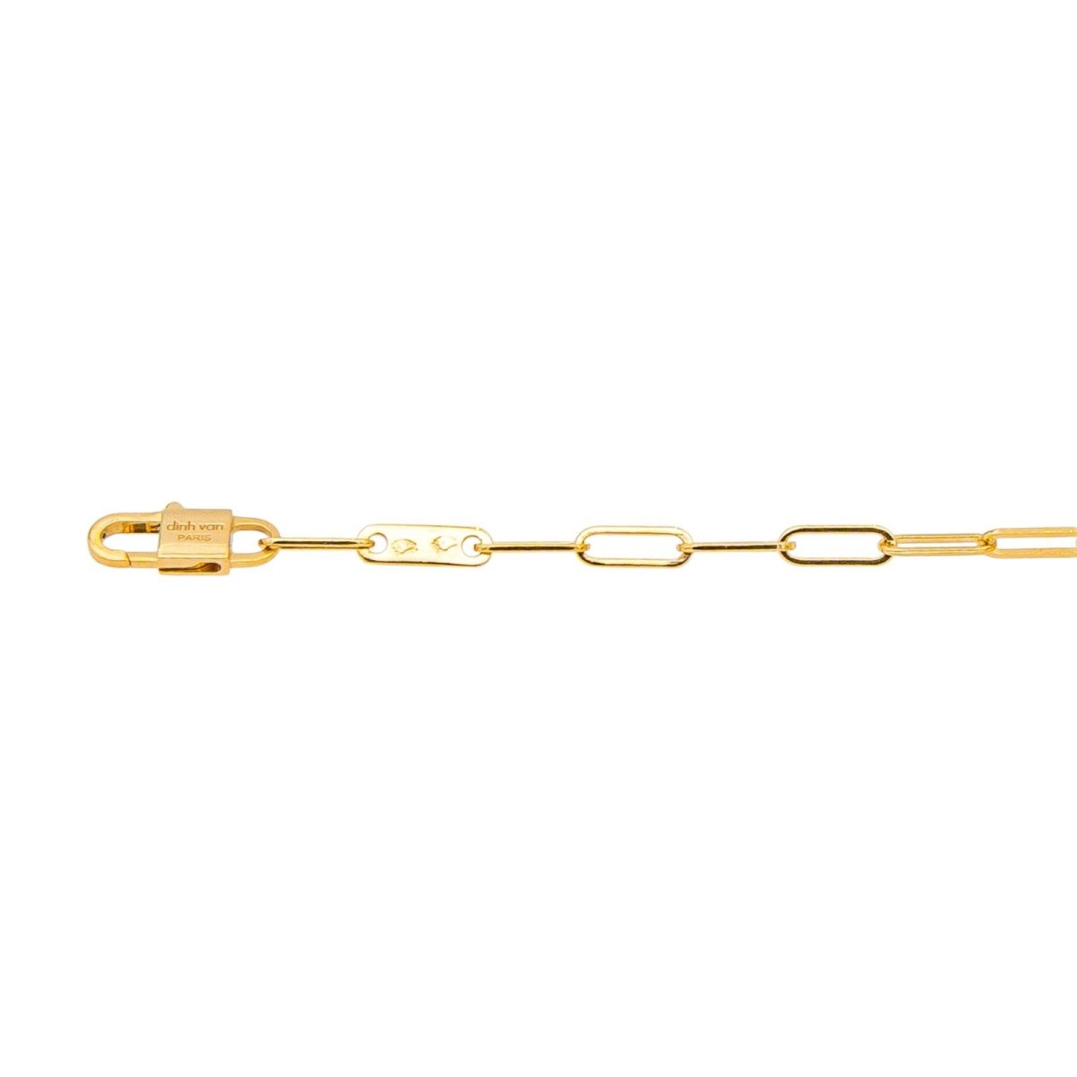 Dinh Van Necklace Yellow gold link diamond