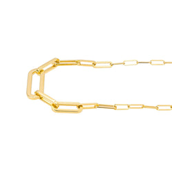 Collier Maille DINH VAN "Maillon" en or jaune et diamants - Castafiore