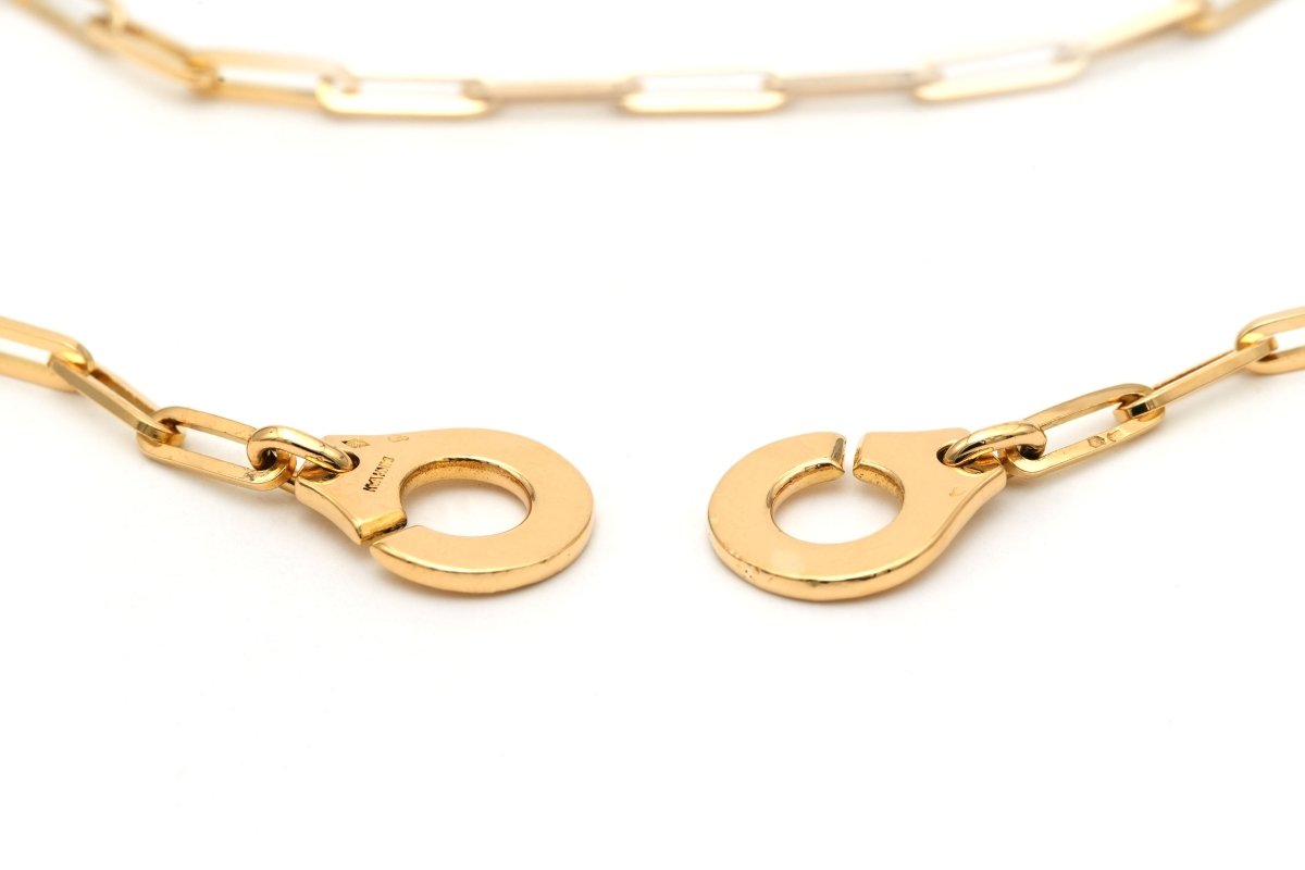 Collier Maille DINH VAN "Menottes" XL en or jaune - Castafiore