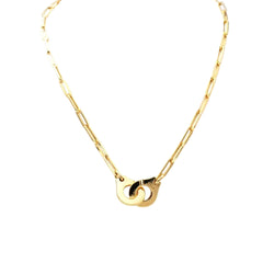 Collier Maille DINH VAN "Menottes" XL en or jaune - Castafiore