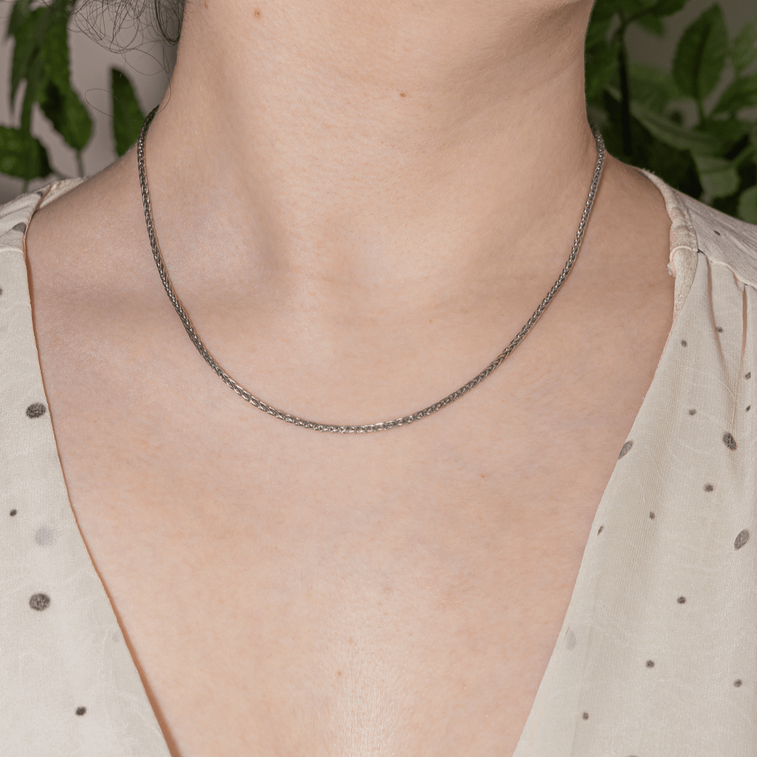 Collier Maille en or blanc - Castafiore