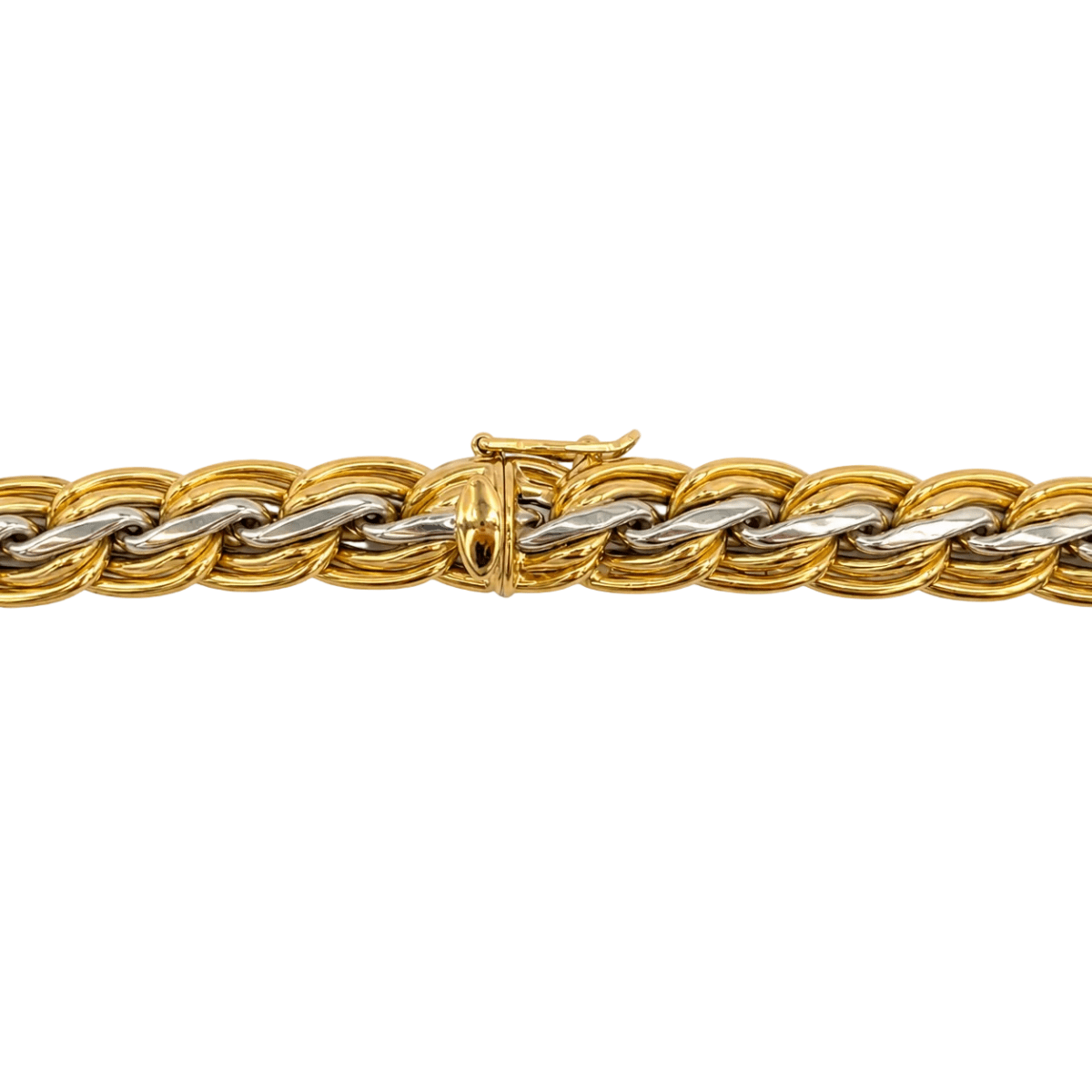 Collier Maille en or blanc et or jaune - Castafiore