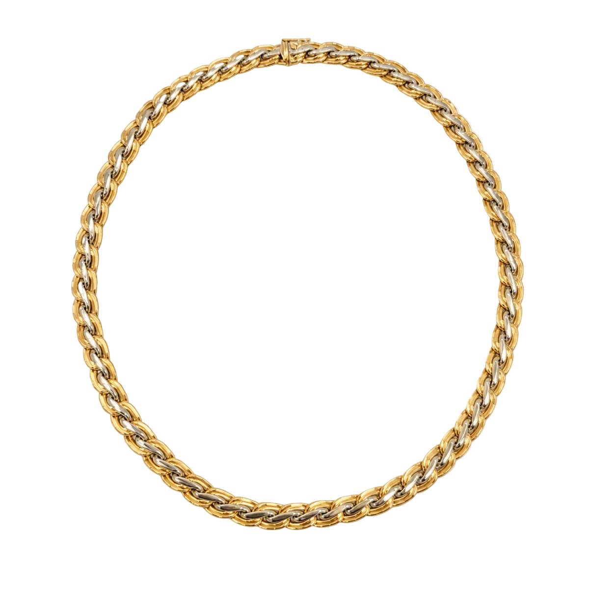 Collier Maille en or blanc et or jaune - Castafiore