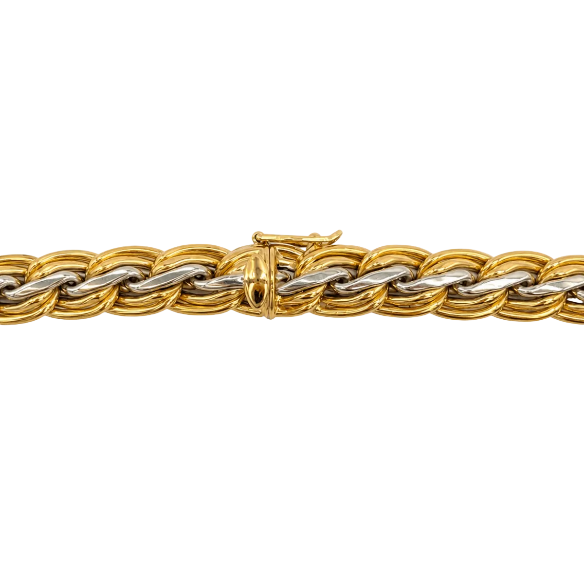 Collier Maille en or blanc et or jaune - Castafiore