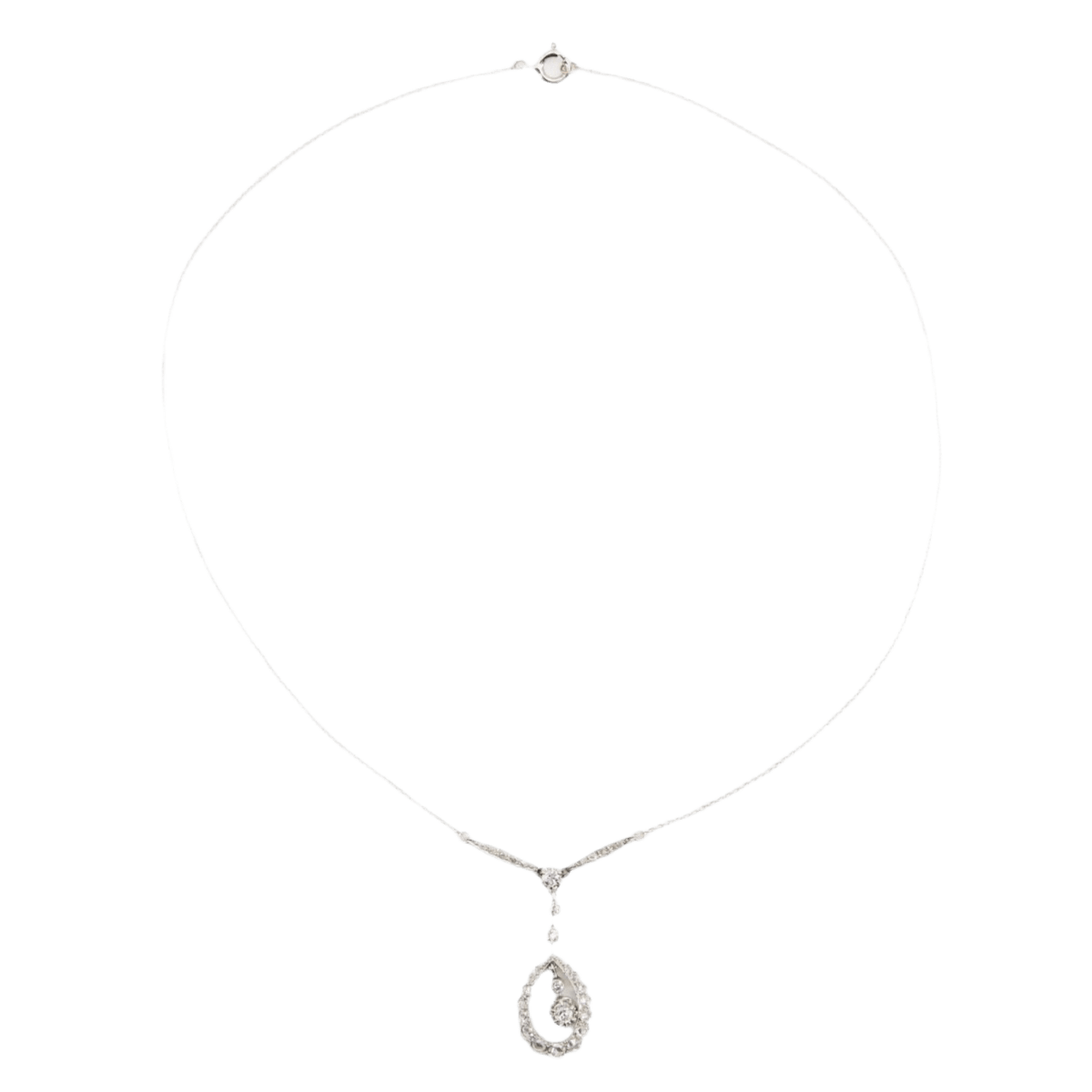 Collier Maille en or blanc, platine et diamants - Castafiore