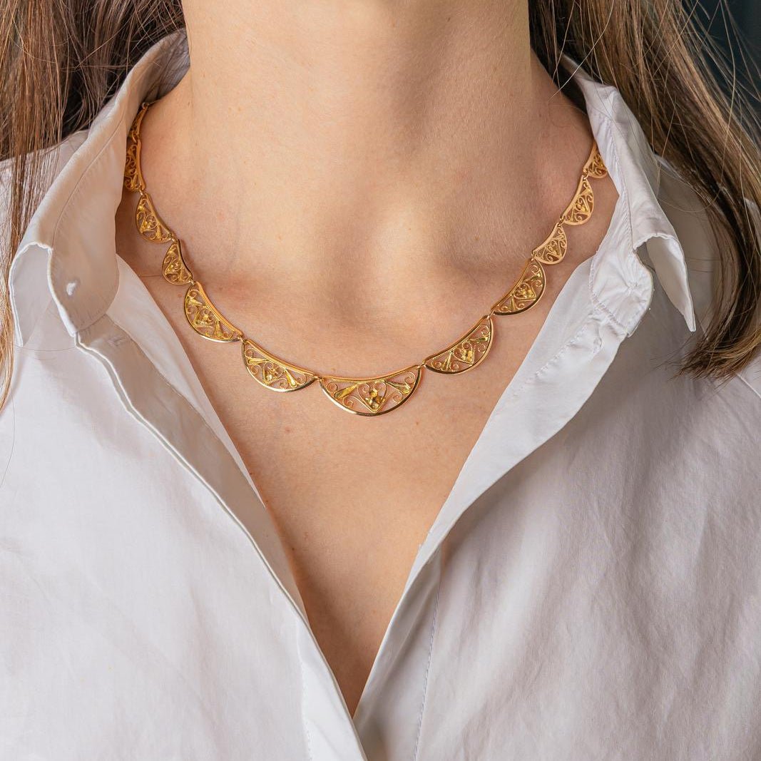 Collier Maille en or jaune - Castafiore