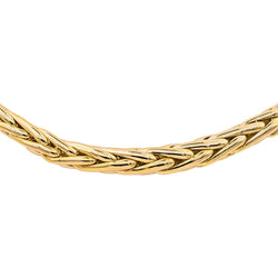Necklace Palm mesh Yellow gold