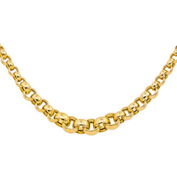 Necklace Jaseron mesh Yellow gold