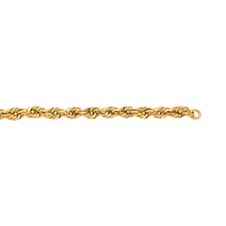 Necklace Twisted mesh Yellow gold