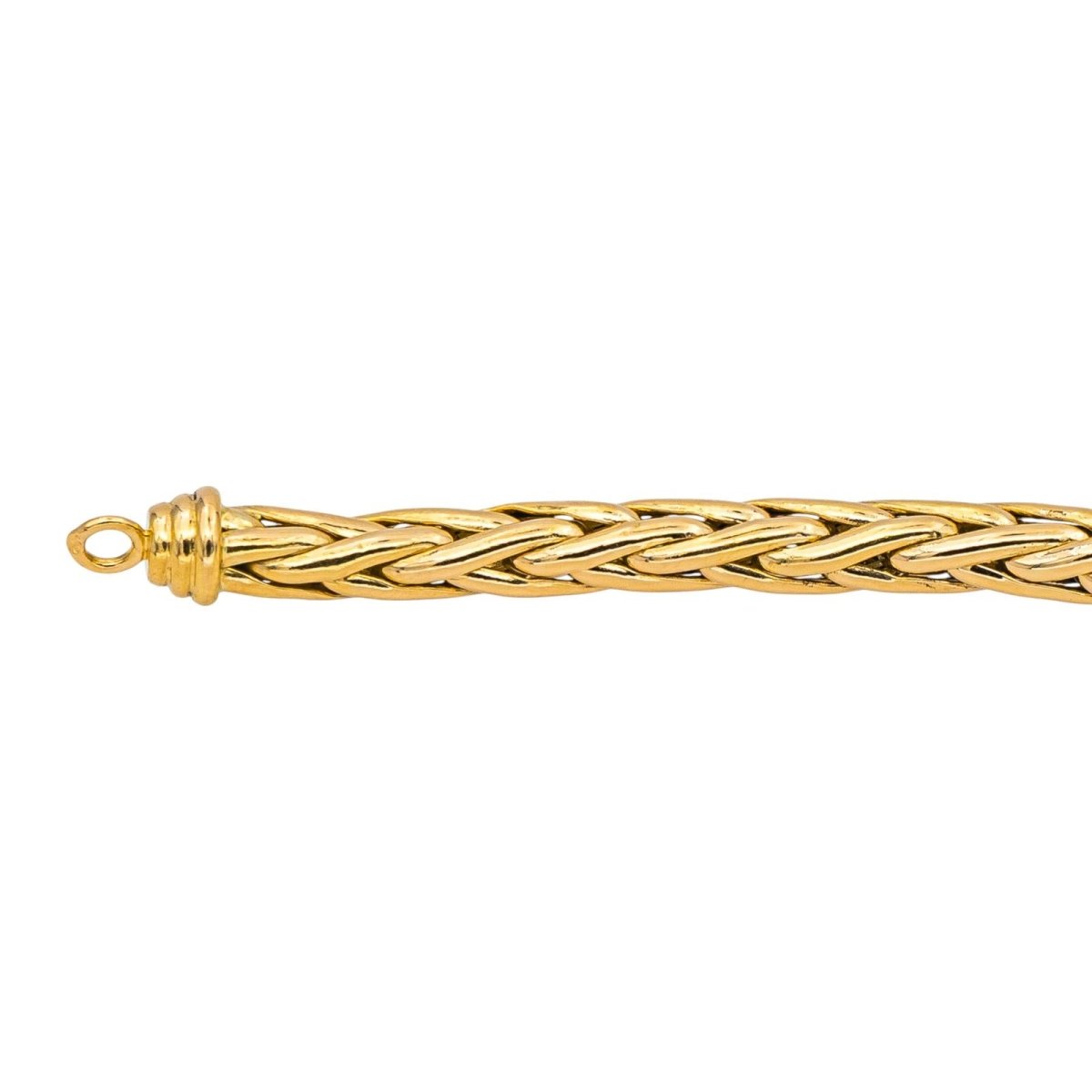 Necklace Palm mesh Yellow gold