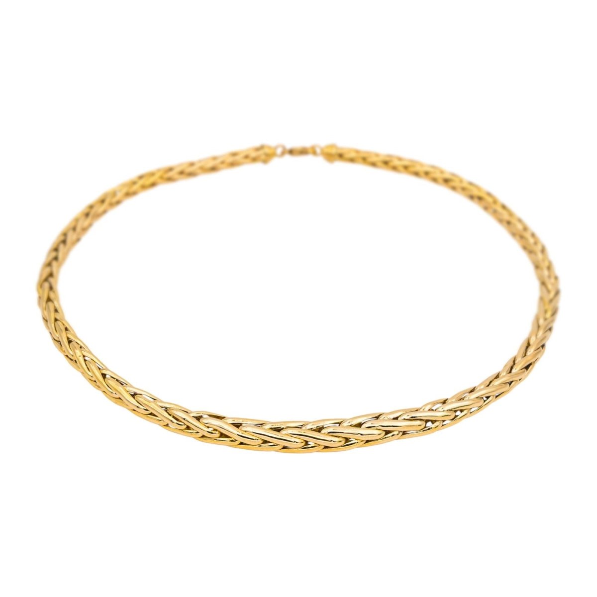 Necklace Palm mesh Yellow gold