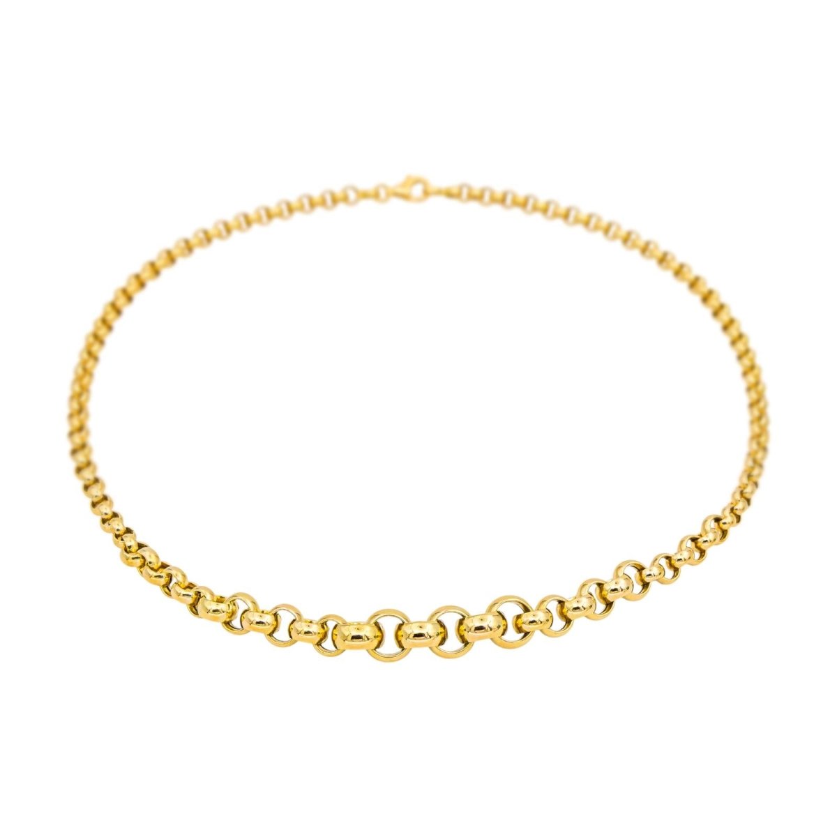 Necklace Jaseron mesh Yellow gold
