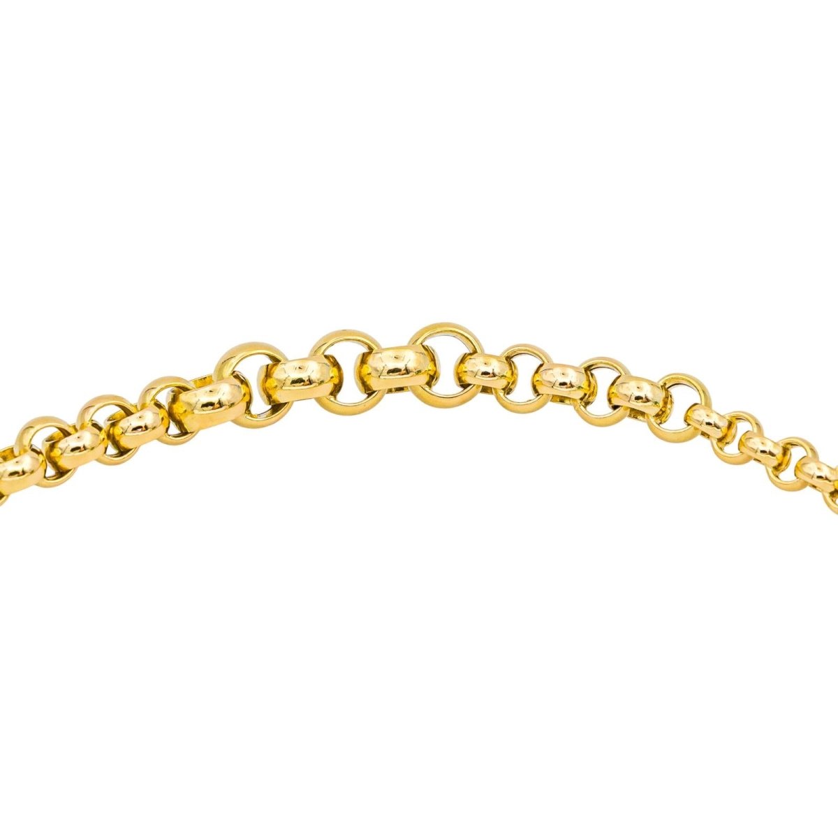 Necklace Jaseron mesh Yellow gold