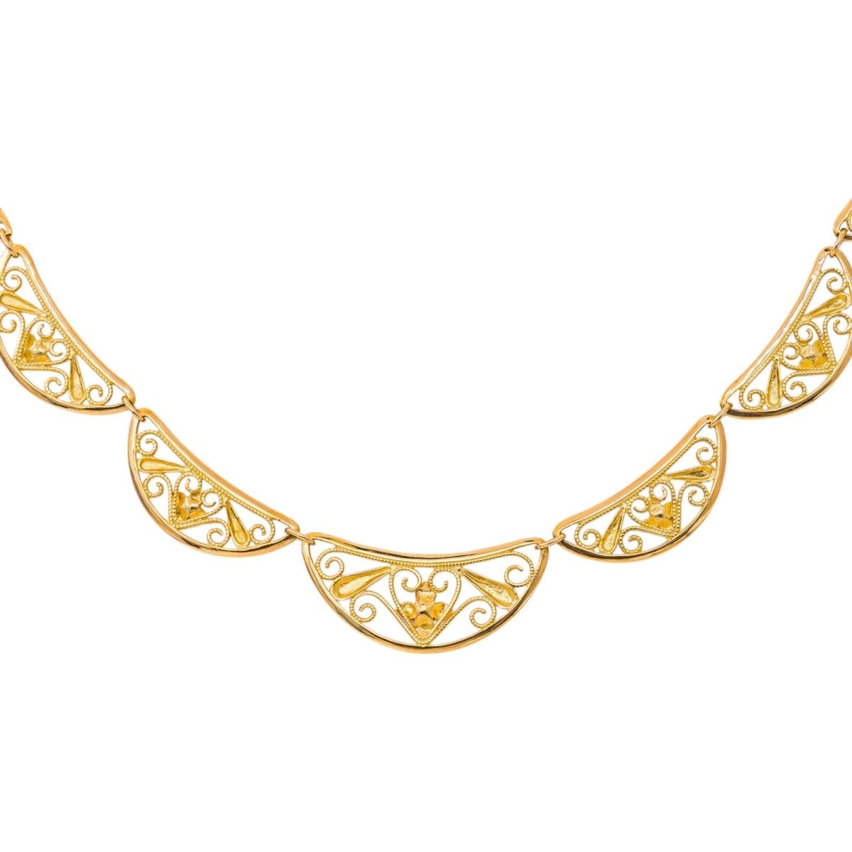 Collier Maille en or jaune - Castafiore