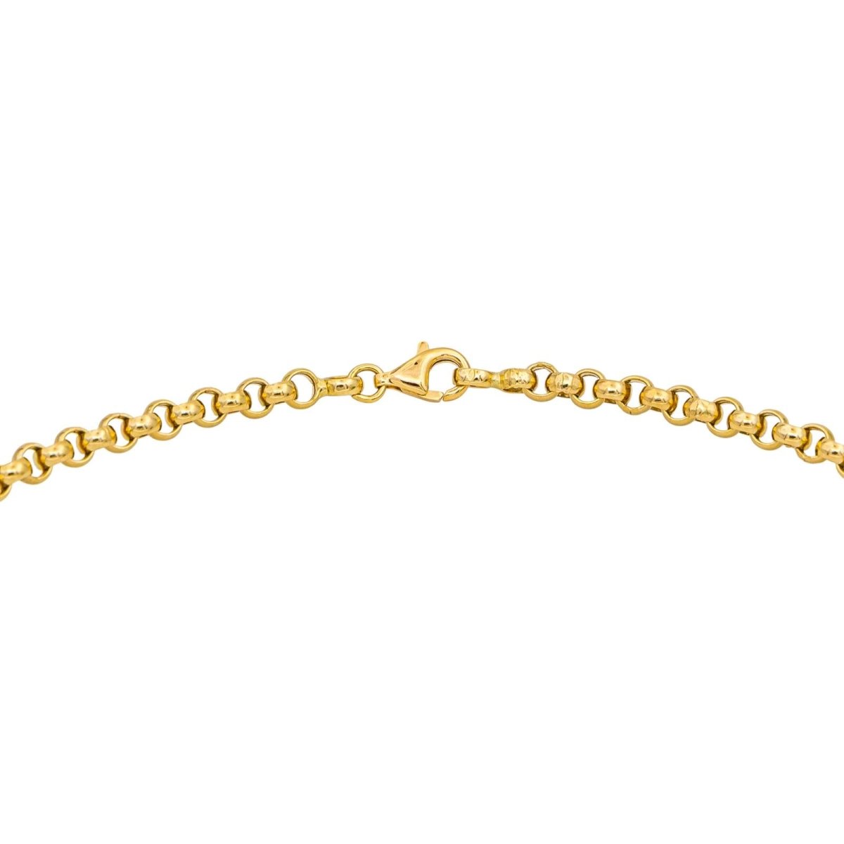Necklace Jaseron mesh Yellow gold