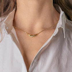 Collier Maille en or jaune et diamants - Castafiore