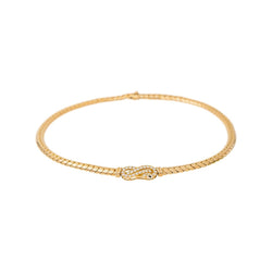 Collier Maille en or jaune et diamants - Castafiore