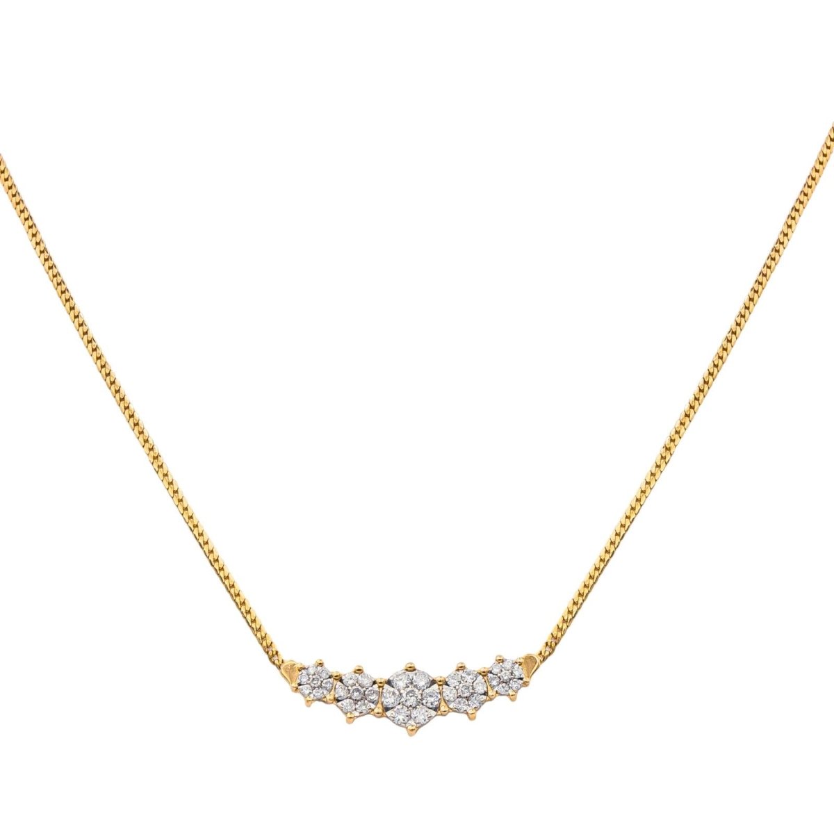 Collier Maille en or jaune et diamants - Castafiore