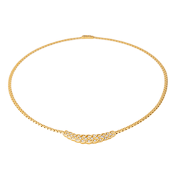 Collier Maille en or jaune et diamants - Castafiore