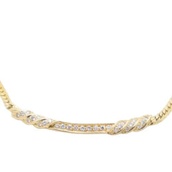 Collier Maille en or jaune et diamants - Castafiore