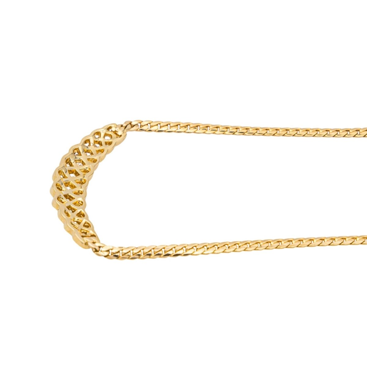 Collier Maille en or jaune et diamants - Castafiore