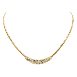 Collier Maille en or jaune et diamants - Castafiore