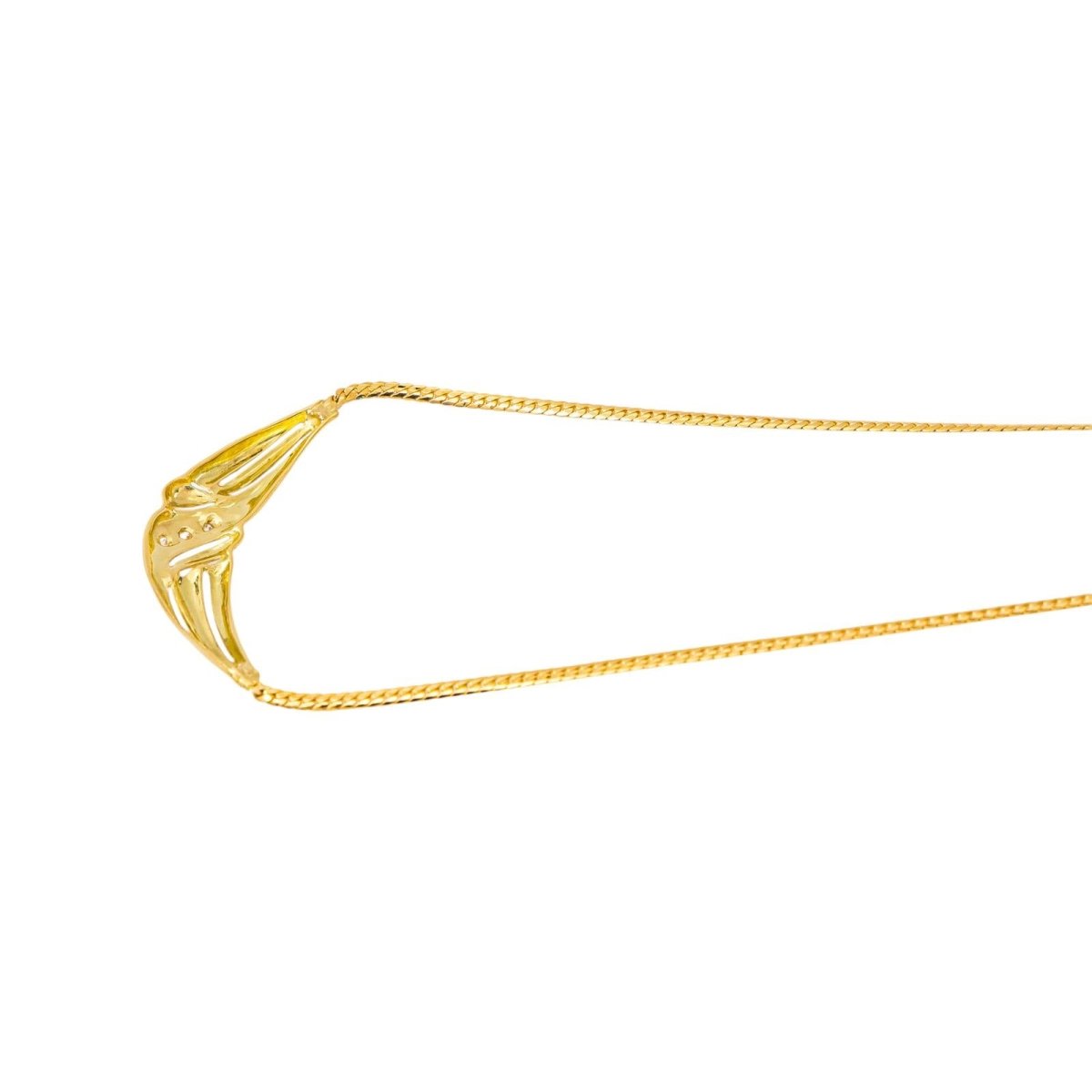 Collier Maille en or jaune et diamants - Castafiore