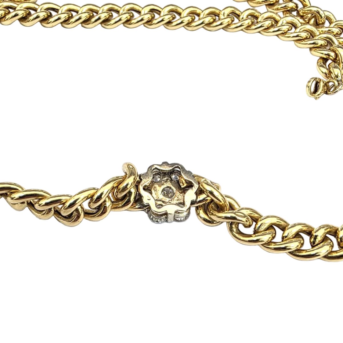 Collier Maille en or jaune et diamants - Castafiore