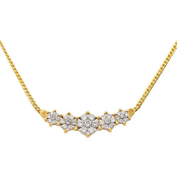 Collier Maille en or jaune et diamants - Castafiore