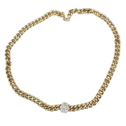 Collier Maille en or jaune et diamants - Castafiore