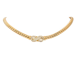 Collier Maille en or jaune et diamants - Castafiore