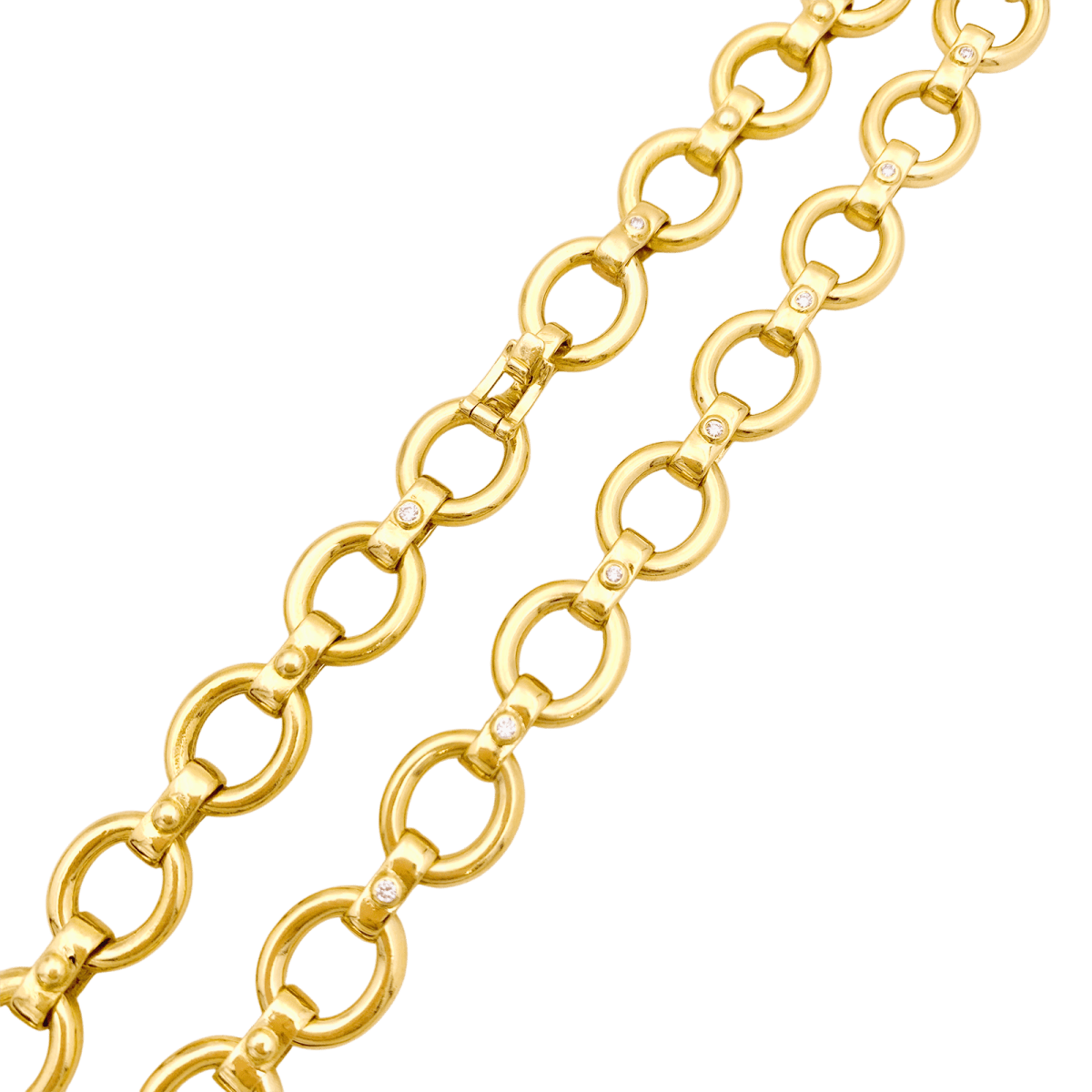 Collier Maille en or jaune et diamants - Castafiore