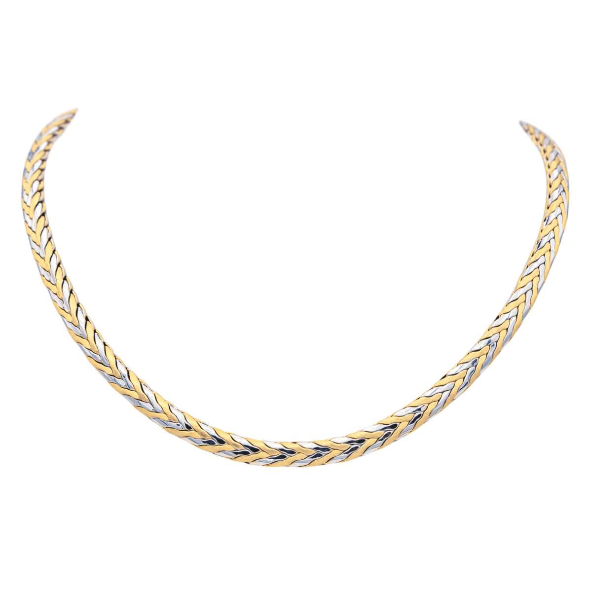 Collier Maille en or jaune et or blanc - Castafiore