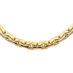 Necklace Bean stitch Yellow gold