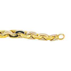 Necklace Bean stitch Yellow gold