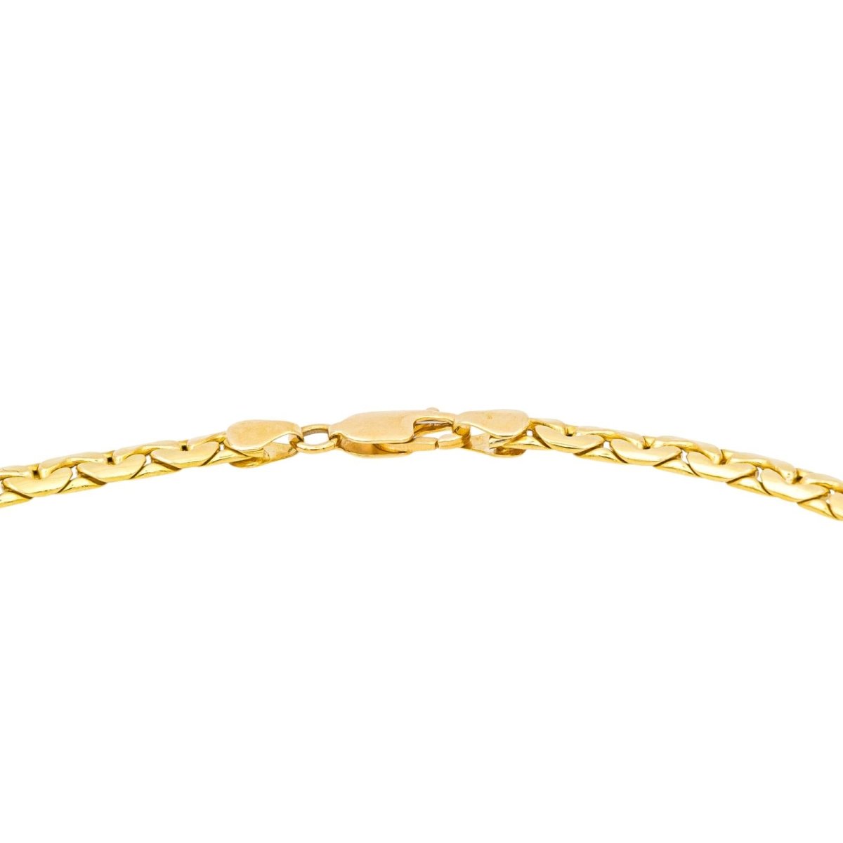 Collier Maille en or jaune, or blanc, émeraude et diamants - Castafiore