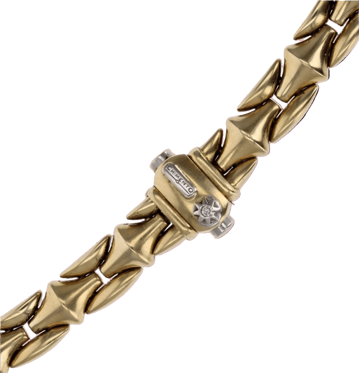 Collier Maille en or jaune, or blanc et diamant - Castafiore