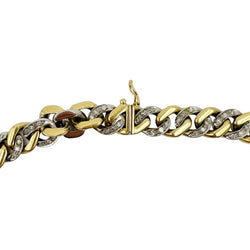 Collier Maille en or jaune, or blanc et diamants - Castafiore