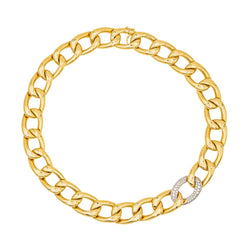 Collier Maille en or jaune, or blanc et diamants - Castafiore