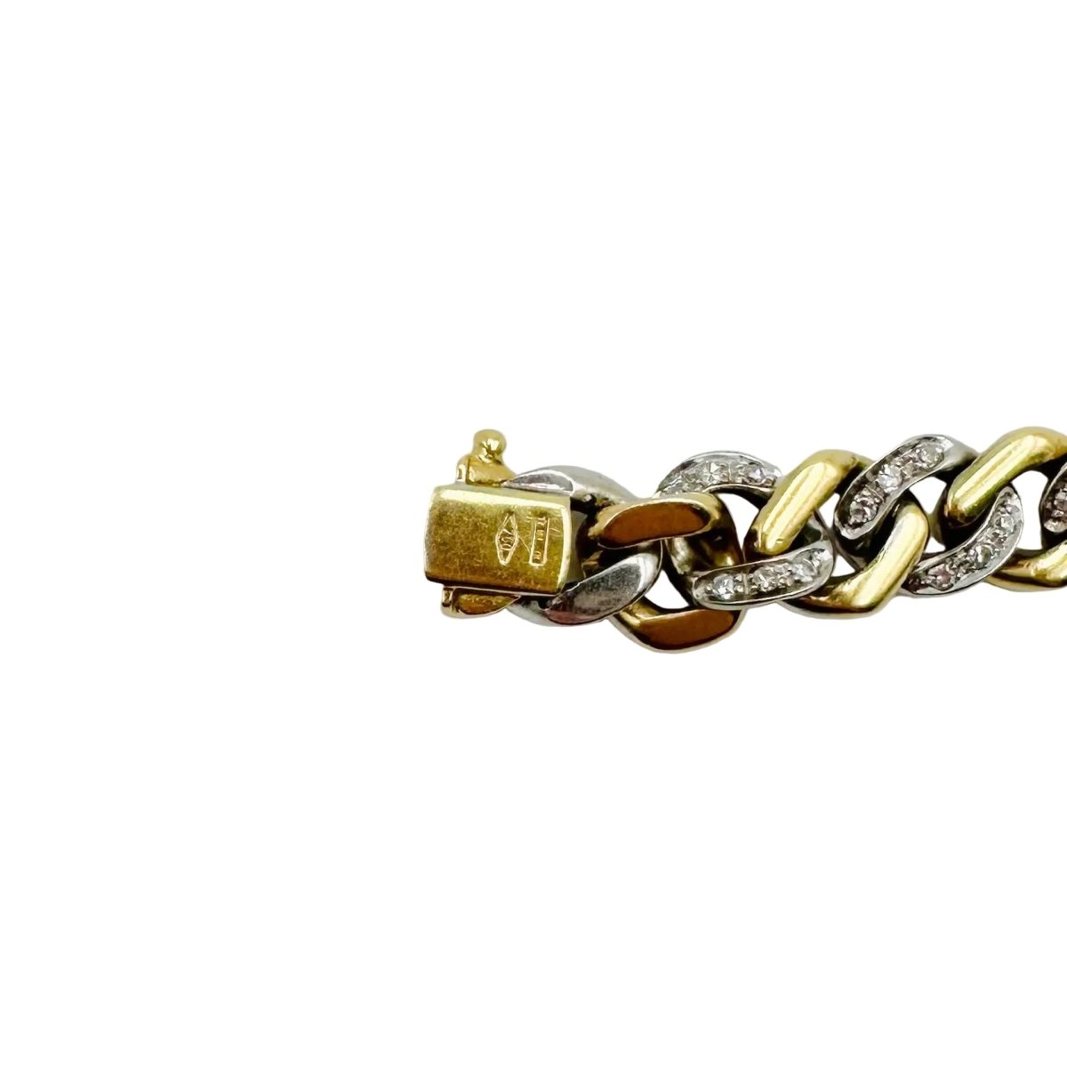 Collier Maille en or jaune, or blanc et diamants - Castafiore