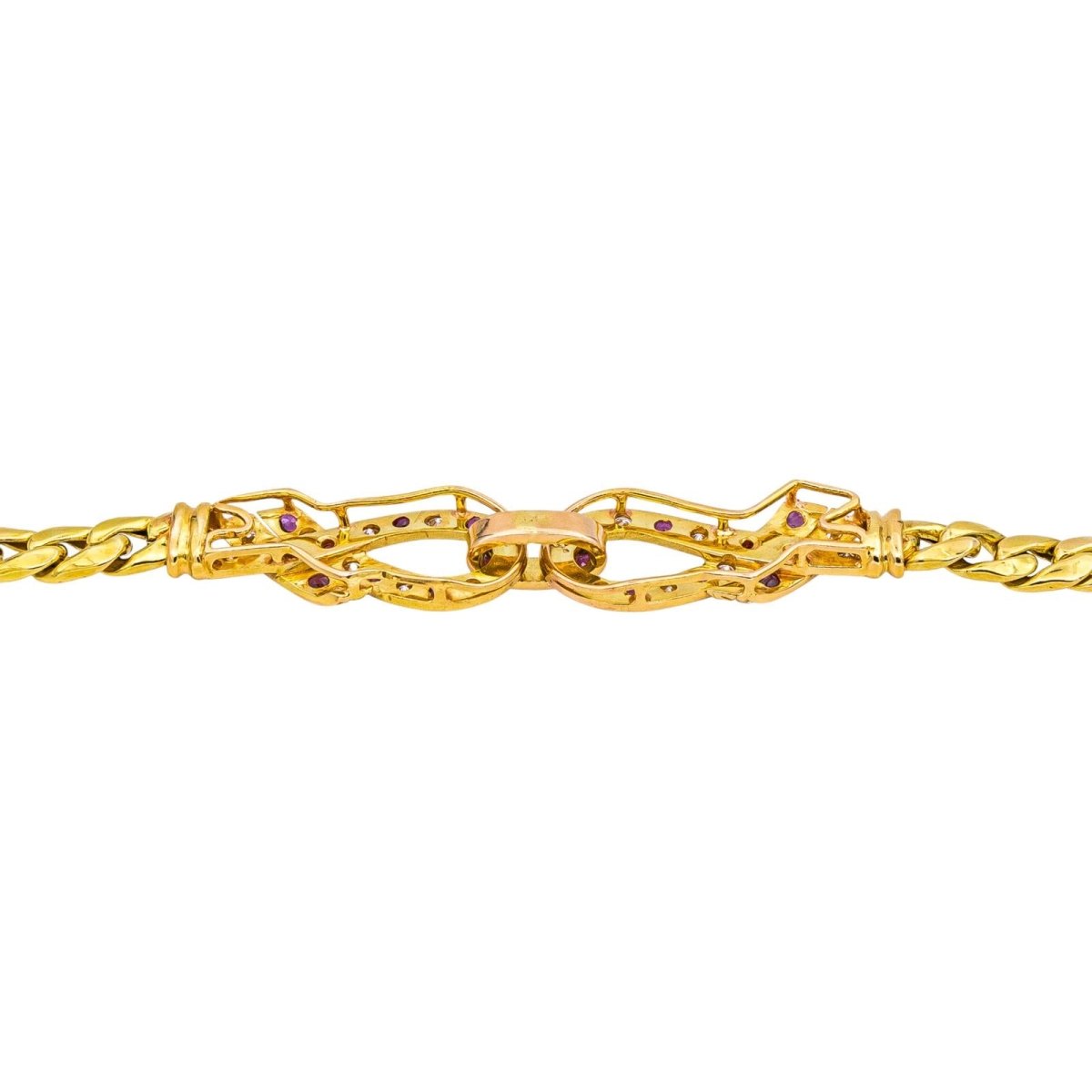 Necklace Yellow gold diamond