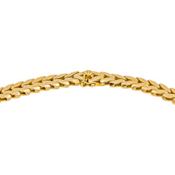 Collier Maille en or jaune, saphir et diamants - Castafiore