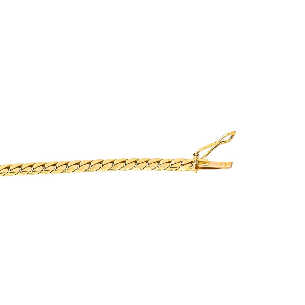 Collier Maille en or jaune, saphirs et diamants - Castafiore