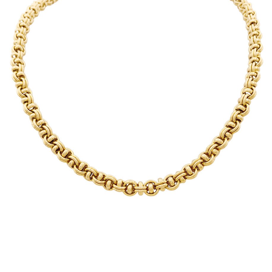 Collier Maille fantaisie en or jaune - Castafiore