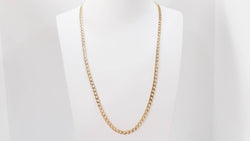 Collier maille fantaisie en or jaune - Castafiore