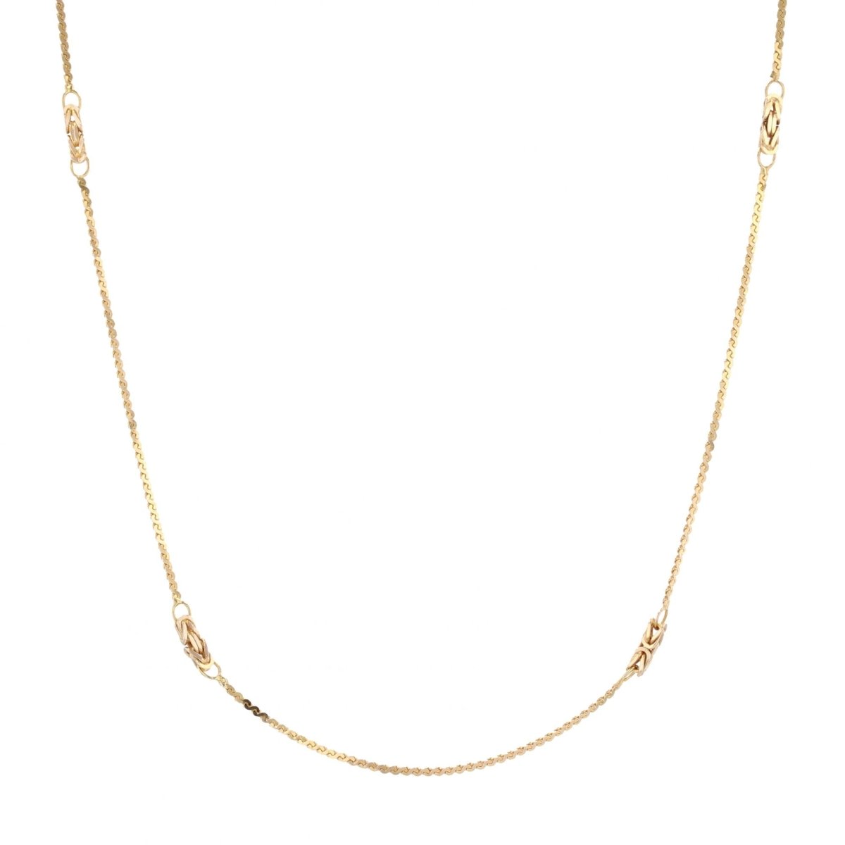 Collier MAILLE Fantaisie en or jaune - Castafiore