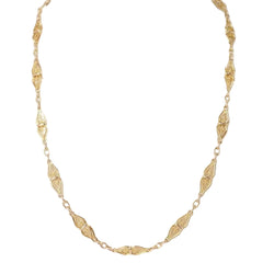Collier maille filigrane en or jaune - Castafiore