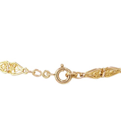 Collier maille filigrane en or jaune - Castafiore