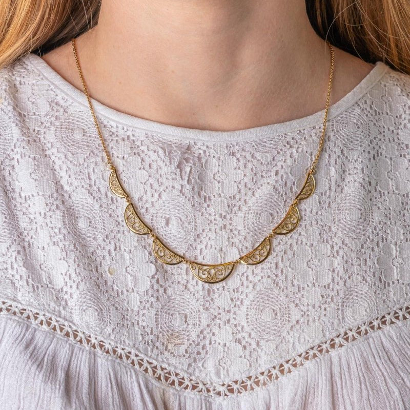 Collier Maille filigrane Or jaune - Castafiore