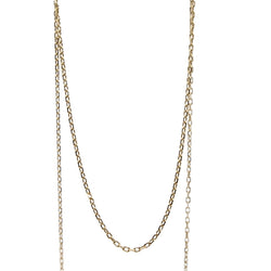 Collier maille forçat en or jaune - Castafiore